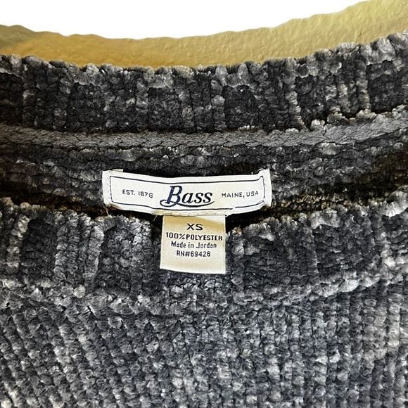 G.H. Bass Gray Charcoal SUPER SOFT Pullover Sweater XS - Picture 3 of 3